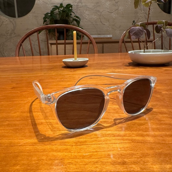 Sun Ski Clear Frame Sunglasses - Picture 1 of 4